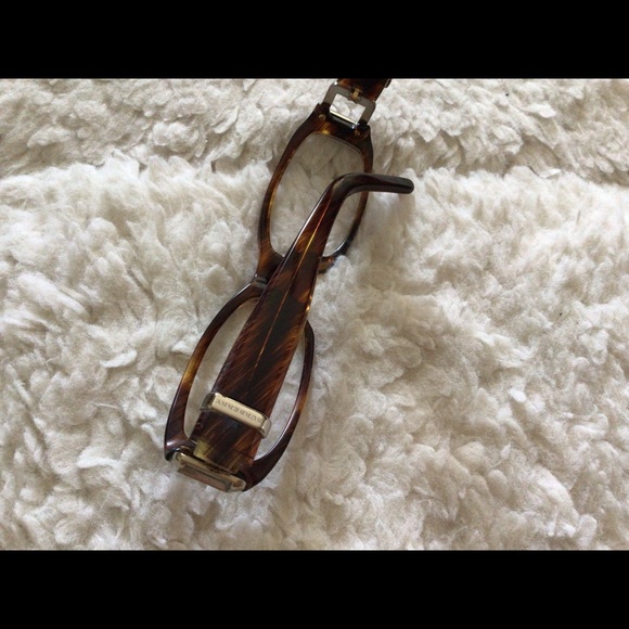 Burberry Tortoise Rectangle Frame Eyewear Made in Italy - Picture 4 of 12